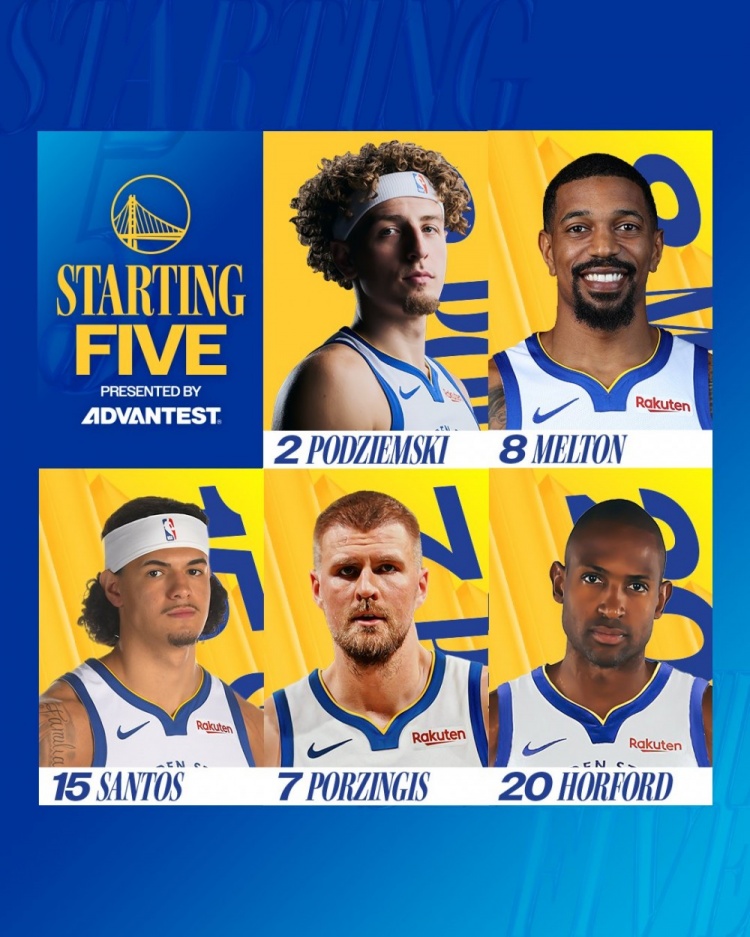 开云网站-追梦缺阵！勇士首发：波杰姆、梅尔顿、桑托斯、霍福德、波津